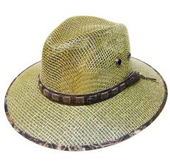 Modestone Straw Cowboy Hat Beige