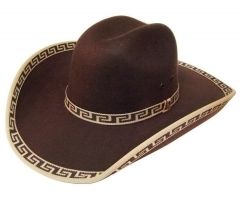 Modestone ''Faux Felt'' Cowboy Hat Brown