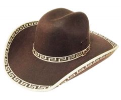 Modestone ''Felt Feel'' Cowboy Hat ''Sizes For Small Heads'' Brown