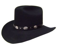 Modestone Wool Felt & Concho Hatband Cowboy Hat 55 ''For Small Heads''