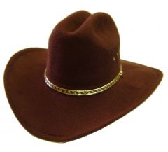 Modestone Men's Akubra Cattleman Faux Felt Cowboy Hat