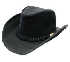 Modestone Men's Bc Hat Drover Concho Soft Australian Leather Cowboy Hat