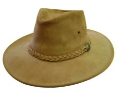 Modestone Men's Crushable Henschel Suede Cowboy Hat