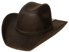 Modestone ''Faux Felt'' Cowboy Hat ''Sizes For Small Heads'' Brown