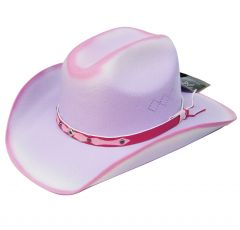 Modestone Kids Straw Cowboy Hat ''Sizes For Small Heads'' Purple