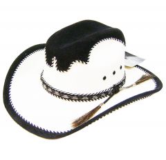 Modestone Kids Straw Cowboy Hat ''Sizes For Small Heads'' White