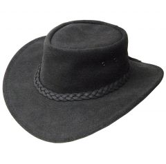 Modestone Braided Hatband Aussie Style Leather Cowboy Hat
