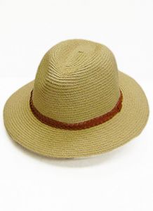 Modestone Women's Straw Cowboy Hat Beige