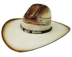 Modestone Straw Cowboy Hat White