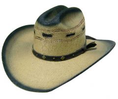 Modestone Men's Traditional Straw Cowboy Hat S Tan