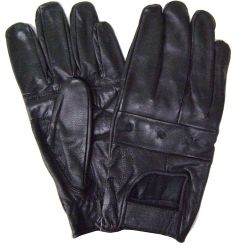 Modestone Universal Rider men's driving Glove Leather Black