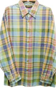 Modestone Men's Long Sleeve Shirt Checked Multi Colored
