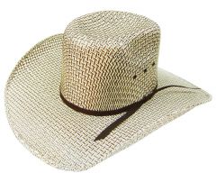 Modestone Traditional Bangora Rodeo Breezer Straw Cowboy Hat Beige