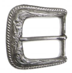 Modestone Men's Western Style Belt Buckle O/S Silver