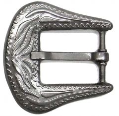 Modestone Men's Tin Western Style Belt Buckle O/S Silver