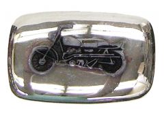 Modestone Men's Motorcycle Belt Buckle O/S Silver