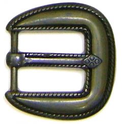 Modestone Men's Western Style Belt Buckle O/S Metallic Green