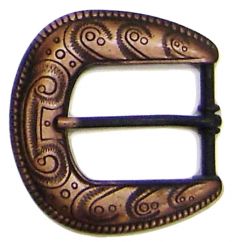 Modestone Men's Western Style Belt Buckle O/S Silver