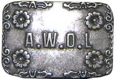 Modestone Men's Awol Western Style Belt Buckle O/S Silver