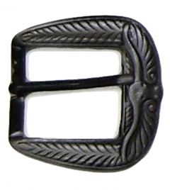Modestone Men's Dark Metallic Tin Bulls Head Belt Buckle O/S Silver