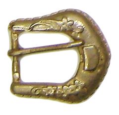 Modestone Men's Golden Western Style Belt Buckle O/S Silver