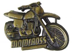 Modestone Motocross Motorcycle Bike Bronze Color Buckle O/S