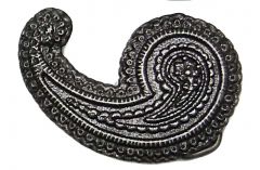 Modestone Men's Filigree Belt Buckle O/S Silver