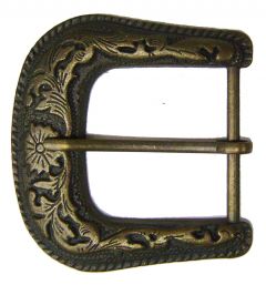 Modestone Unisex Western Style Belt Buckle 1 1/2'' Width Bronze