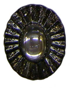 Modestone Clear Stone Buckle O/S Brass