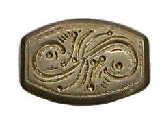 Modestone Metal Belt Loop Buckle O/S Gold