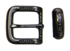 Modestone Metal Alloy 2 Pcs Classic Buckle & Loop Buckle O/S