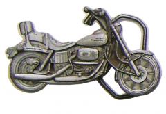 Modestone Metal Alloy Motorcycle Buckle O/S Silver