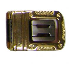Modestone Dress Belt Clasp Buckle Buckle O/S Gold Silver