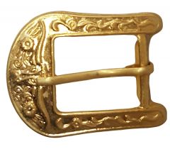 Modestone Unisex Golden Bull Head Western Style Belt Buckle 1'' Belt Width