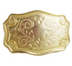 Modestone Heart Shaped Western Filigree O/S Golden