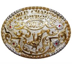 Modestone Trophy Rodeo Bull Rider ''World Champion Cowboy 2015'' Buckle