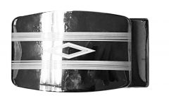 Modestone Metal Reversible Dress Belt Buckle Native Pattern 3'' X 1 