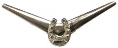 Modestone Western Cowboy Fashion Lapel Collar Clip Horseshoe