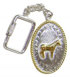 Modestone Nickel Silver Standing Horse Key Holder