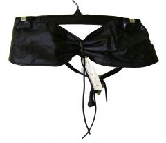 Modestone Women's Leather Bikini Top Adjustable O/S